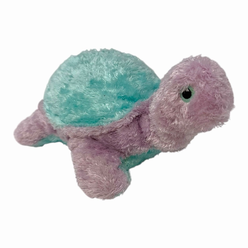 TY Beanie Boos Zippy Turtle Purple Teal Plush Stuffed Animal Glitter Eyes 6 inch